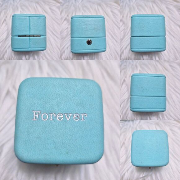10 x Tiffany & Co. Blue Velvet Empty Ring Box Set SINGLE SLOT Read Description - Picture 10 of 13